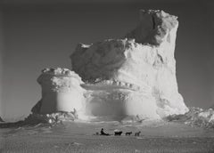 Antique The Castle Berg with Dog Sledge, September 17 1911