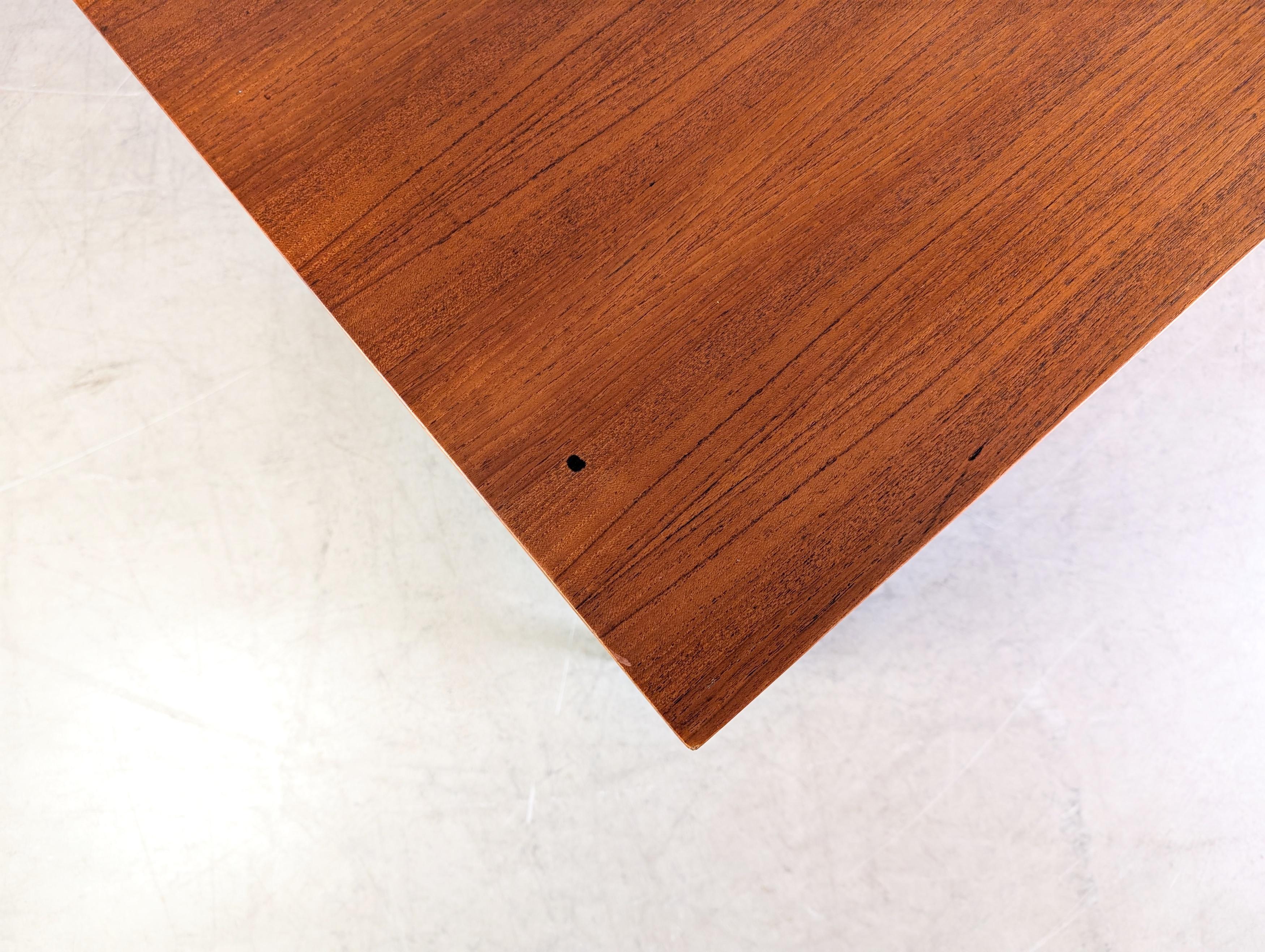 Herbert Hirche Midcentury Schreibtisch Holzäpfel Teak Bauhaus en venta 2