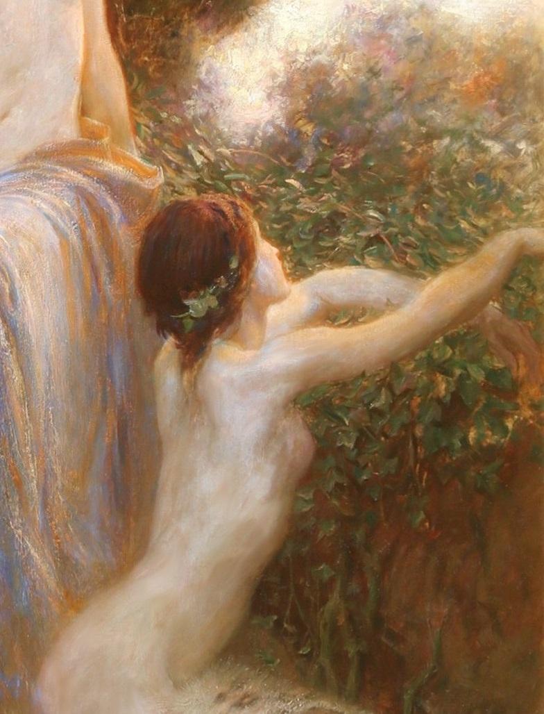 L'Académie royale, peinture à l'huile de nus néoclassiques et nymphes en vente 2