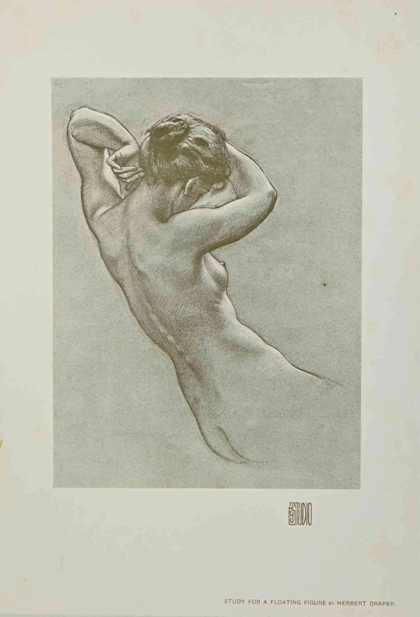 Study for Floating Figure è una litografia realizzata da Herbert James Draper all'inizio del XX secolo.

Timbrata e intitolata nella parte inferiore.

Buone condizioni con leggero foxing.