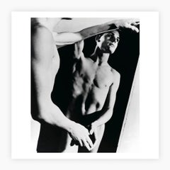 Herbert List, « Jeune homme dans un miroir », tirage encadré portant le cachet de la succession, 1930