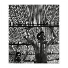 Herbert List "Young Men Under a Reed Roof" Estate-Stamped Framed Print, 1951