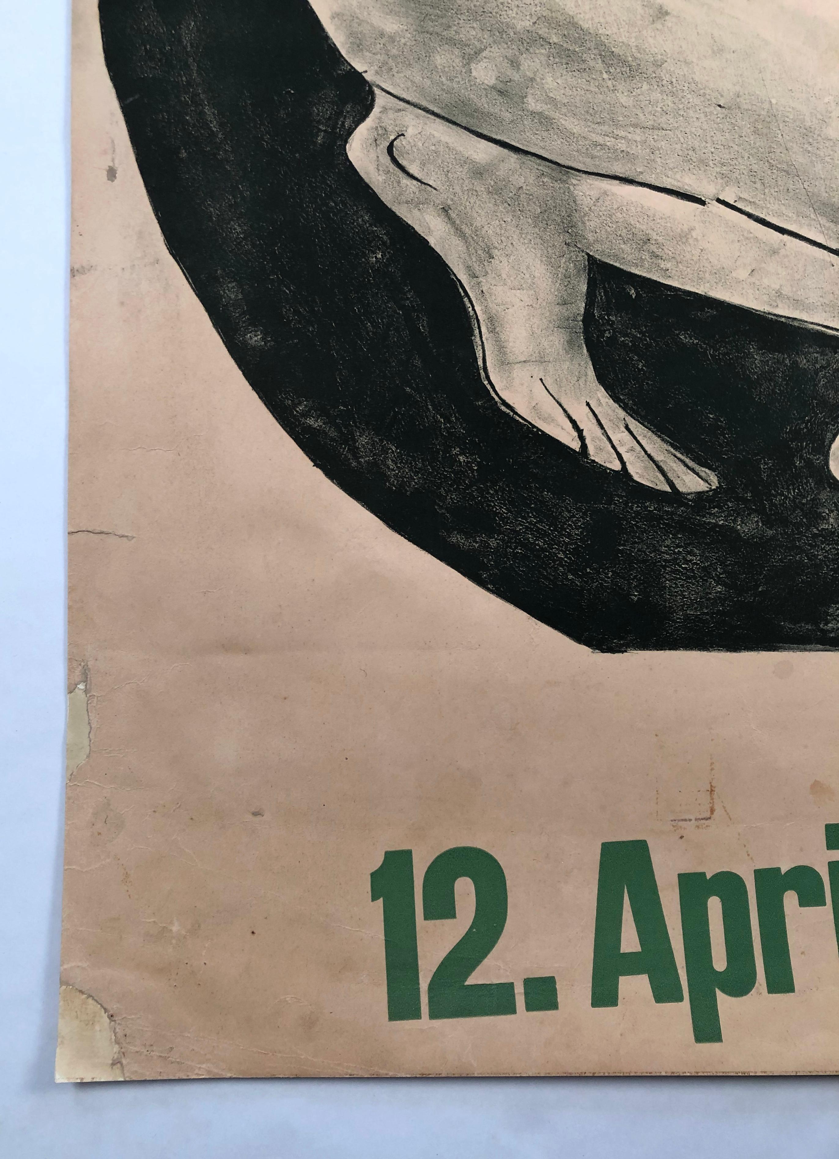Poster della mostra svizzera di Herbert Matter sulla storia dei bagni e del nuoto in vendita 6