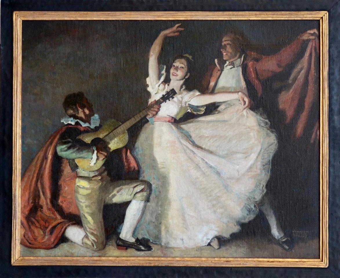 Serenade Dance - Painting by Herbert Morton Stoops
