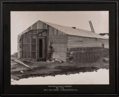 Davis - ships carpenter - building Cape Evans hut. 