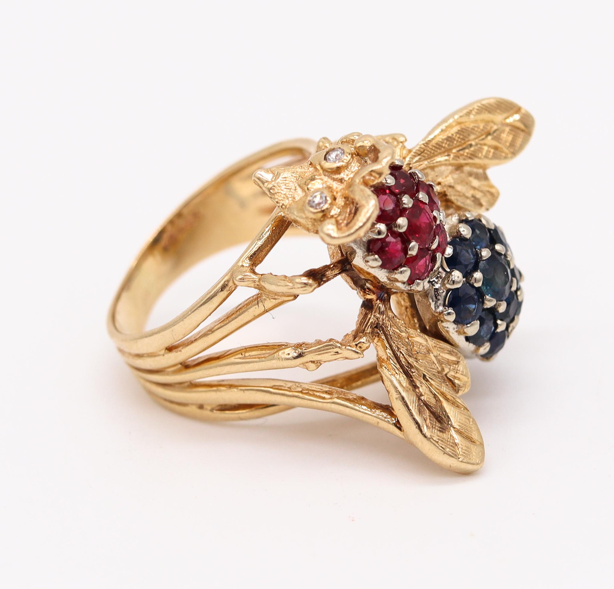 bee ring gold