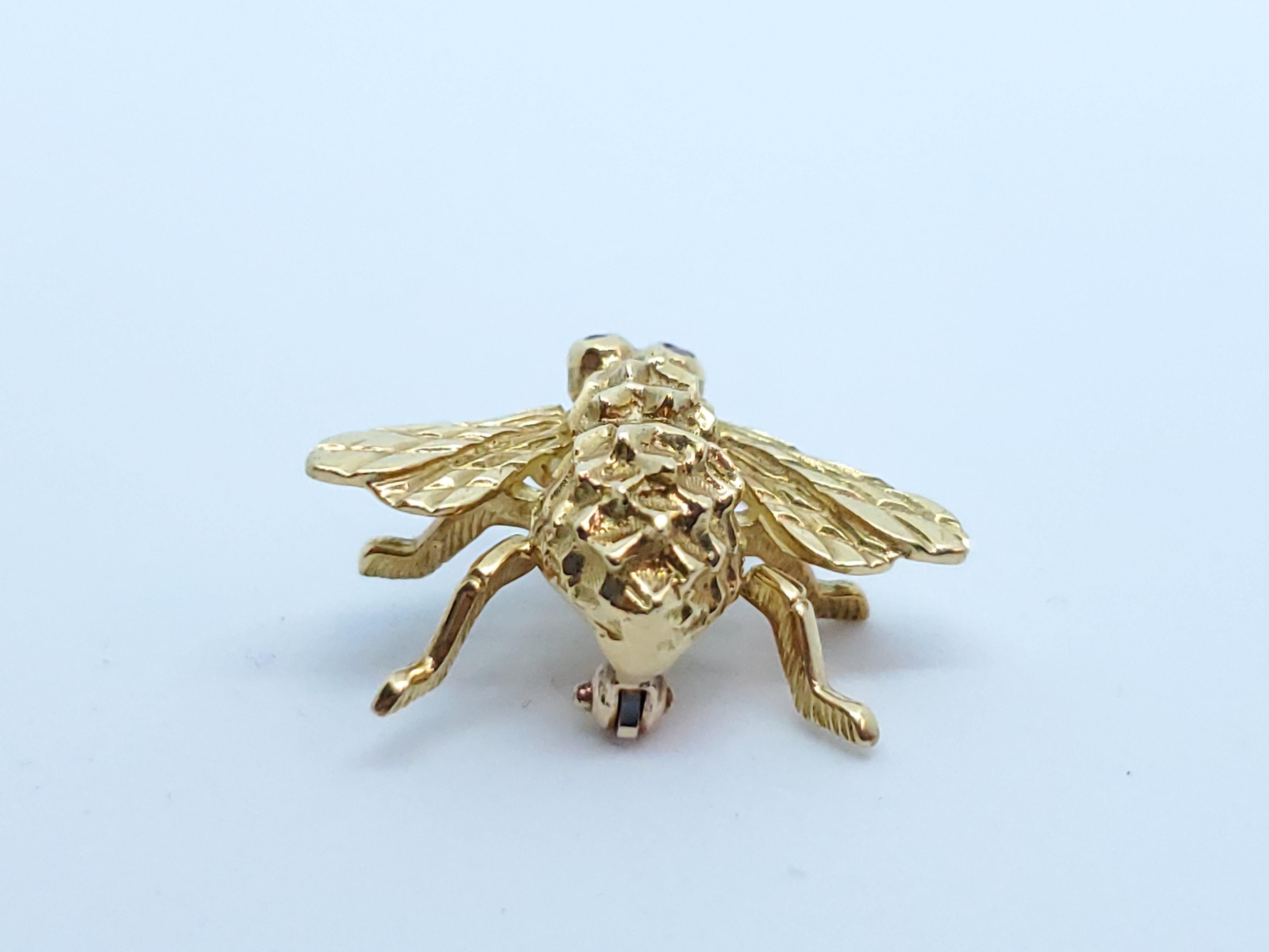 gold bee figurine