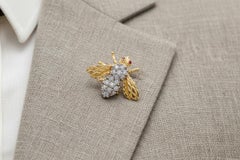 Herbert Rosenthal Diamond Bee Brooch