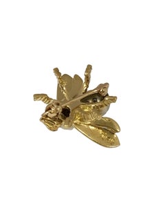 Herbert Rosenthal Gold and Diamond Iconic Bee Brooch