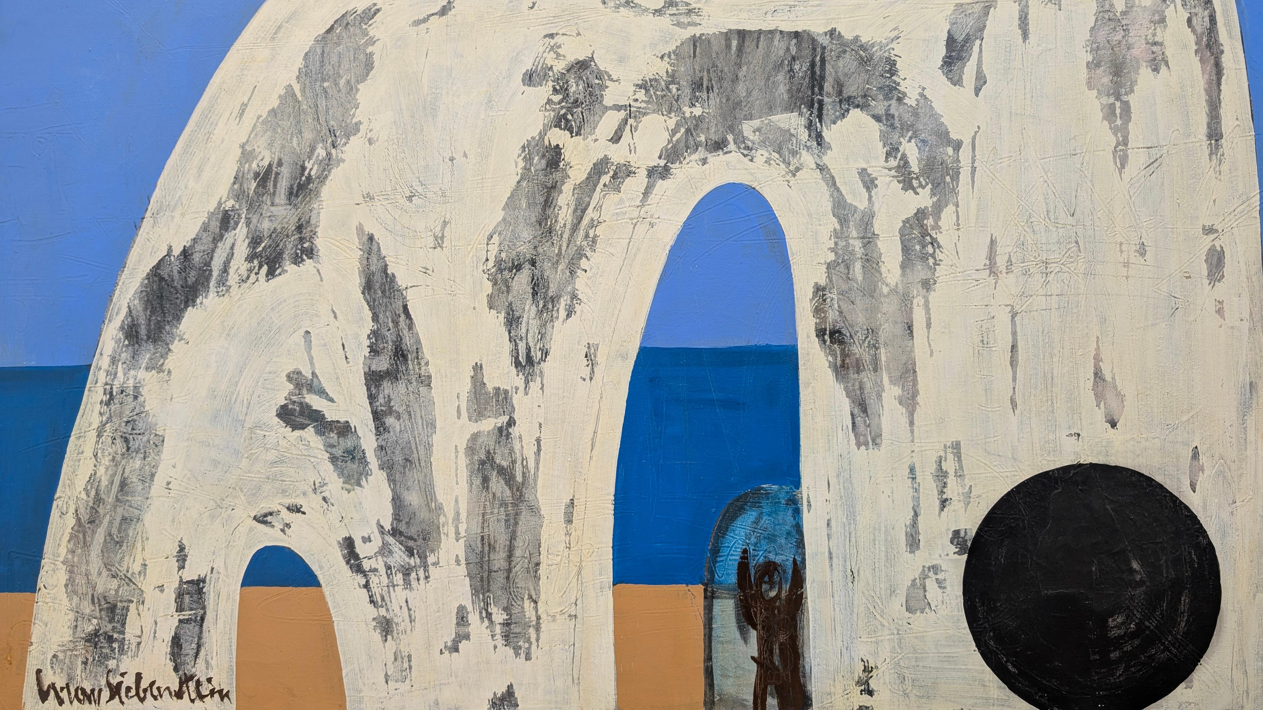 La forza eternamente ricorrente - Painting Espressionismo astratto di Herbert Siebner