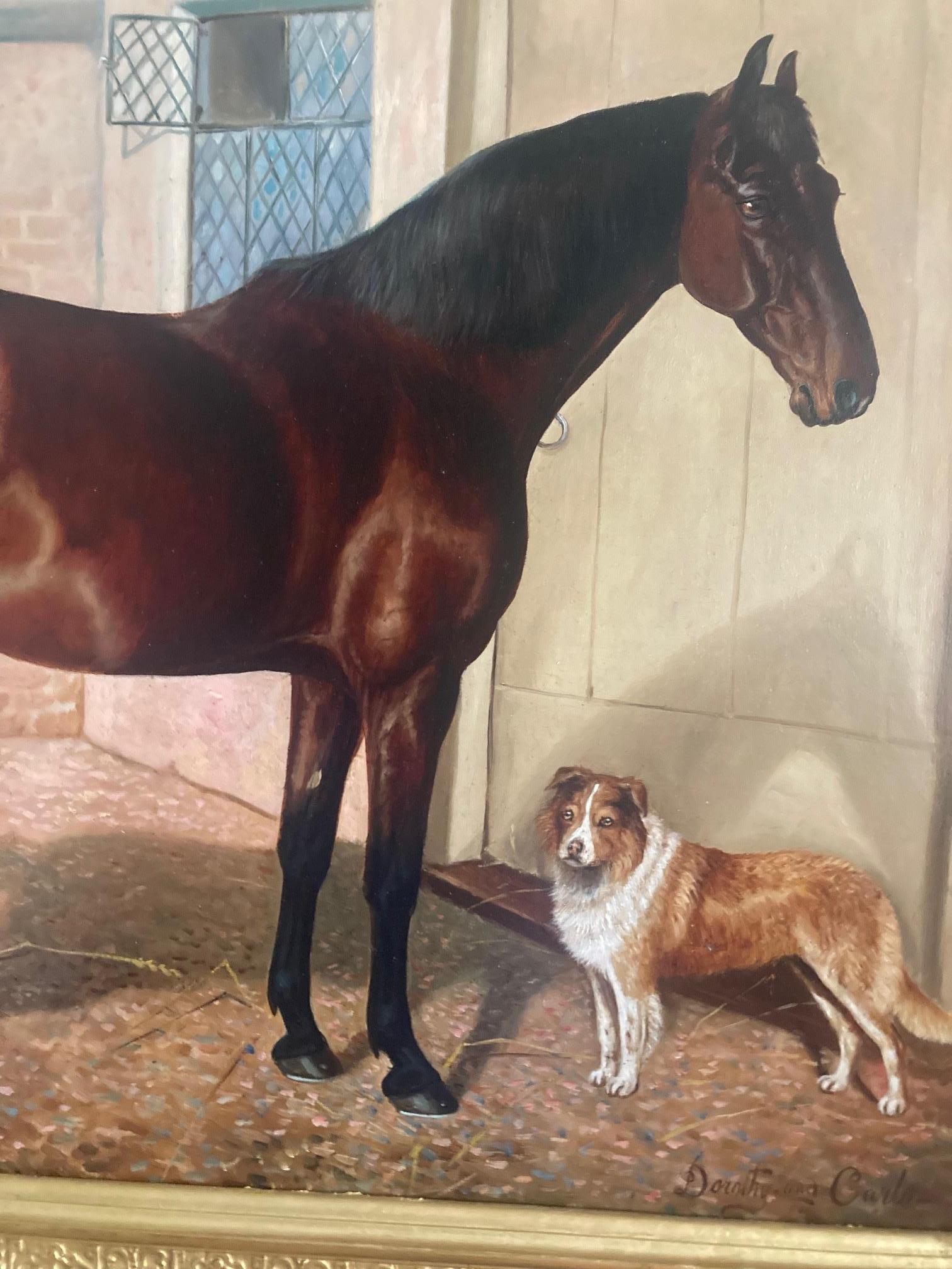 Herbert St John Jones Victorian Horse Portrait Oil Painting Of Bay Herbert St John Jones Victorian Horse Portrait Oil Painting Of Bay