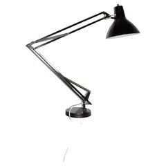 Vintage Herbert Terry & Sons 1001 Angelpoise Black Desk Lamp