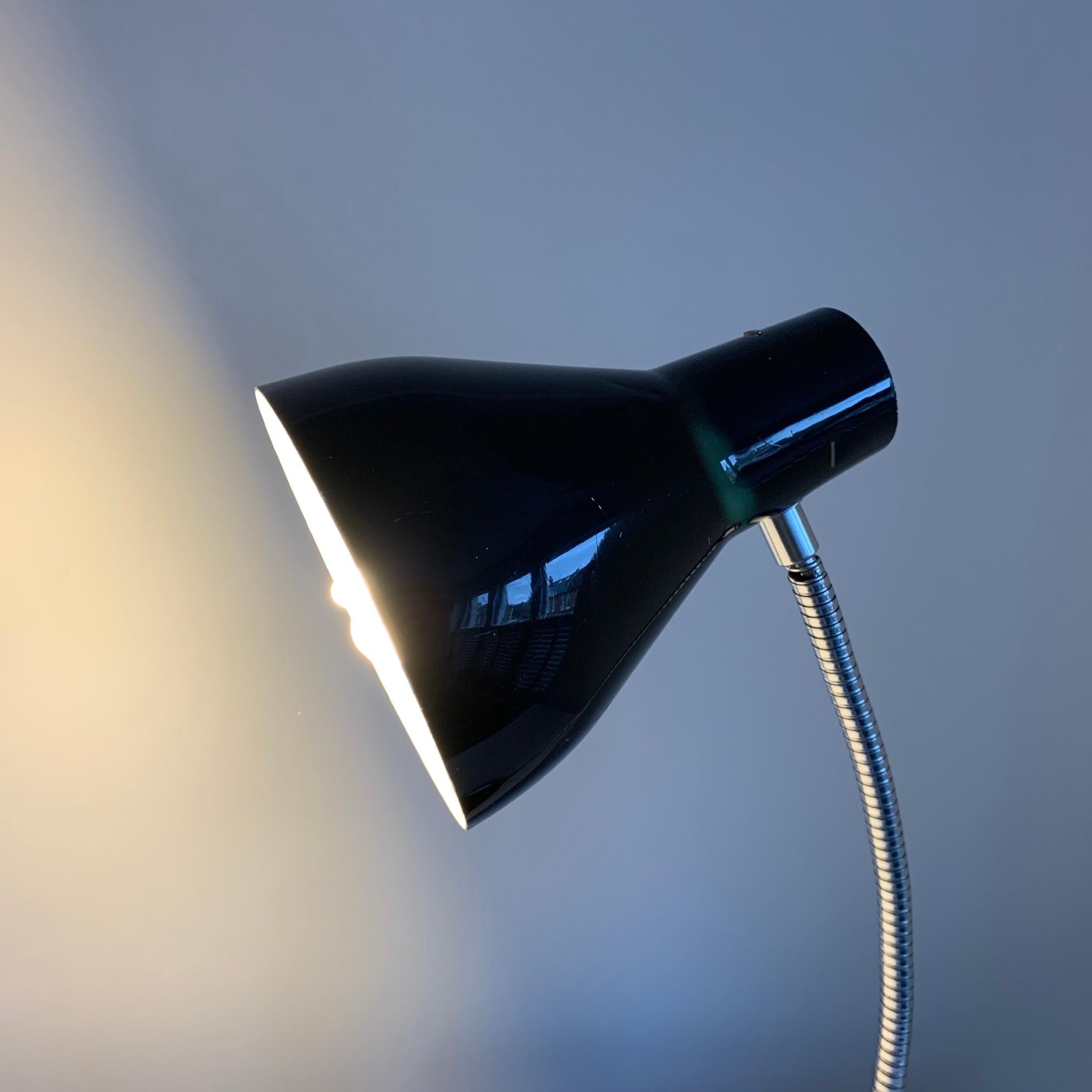 Herbert Terry & Sons Gooseneck Desk Lamp Vintage, 1960s In Good Condition For Sale In London, GB