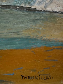 "Autumn River" by Herbert Theurillat - Oil on Canvas 50x75 cm