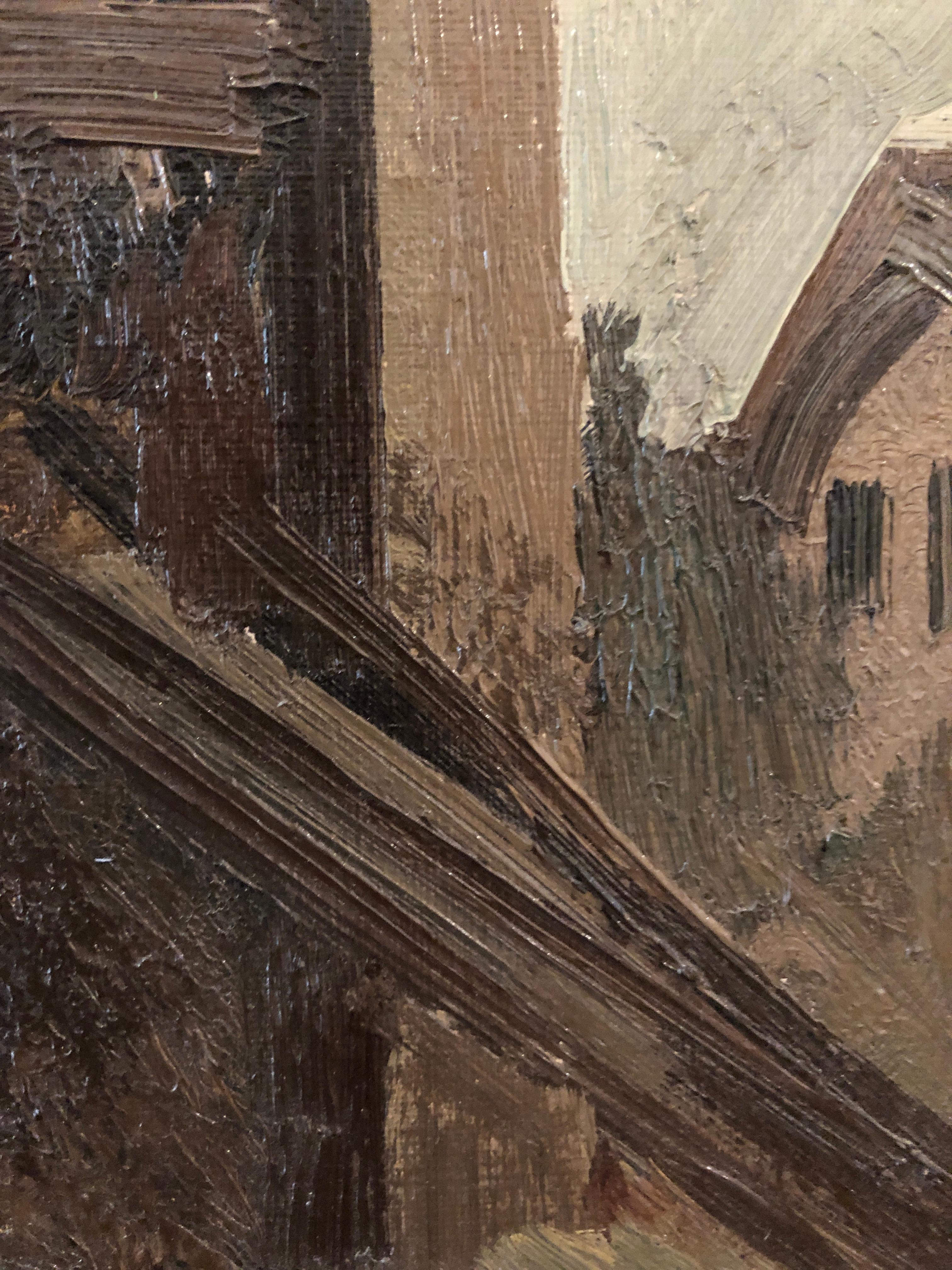 Obra sobre lienzo
Marco de madera beige
80 x 69 x 5 cm