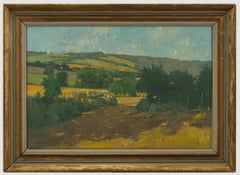 Herbert Victor Tempest (1913-2003) - Framed Mid 20th Century Oil, Summer Fields