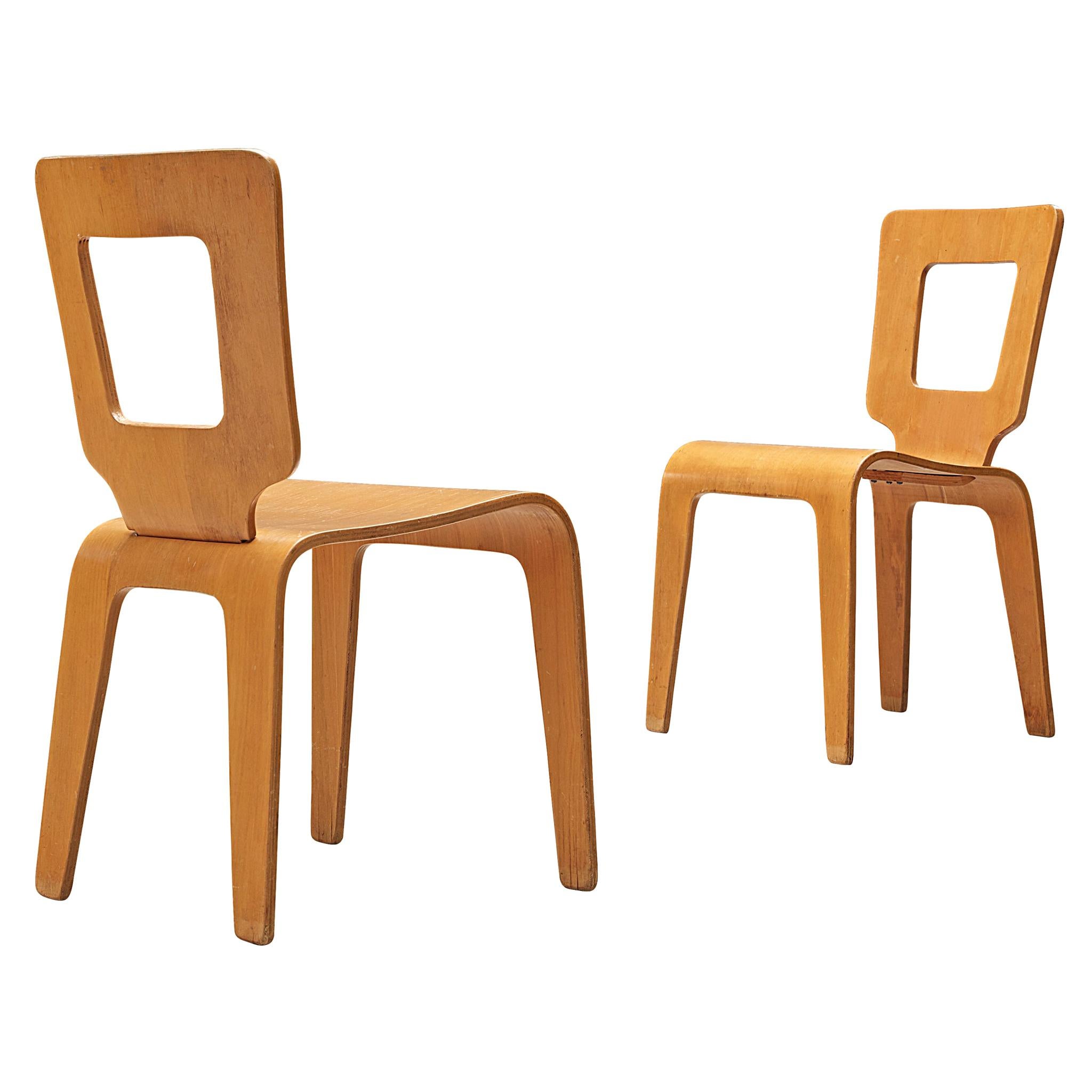Herbert von Jordan Chairs in Plywood