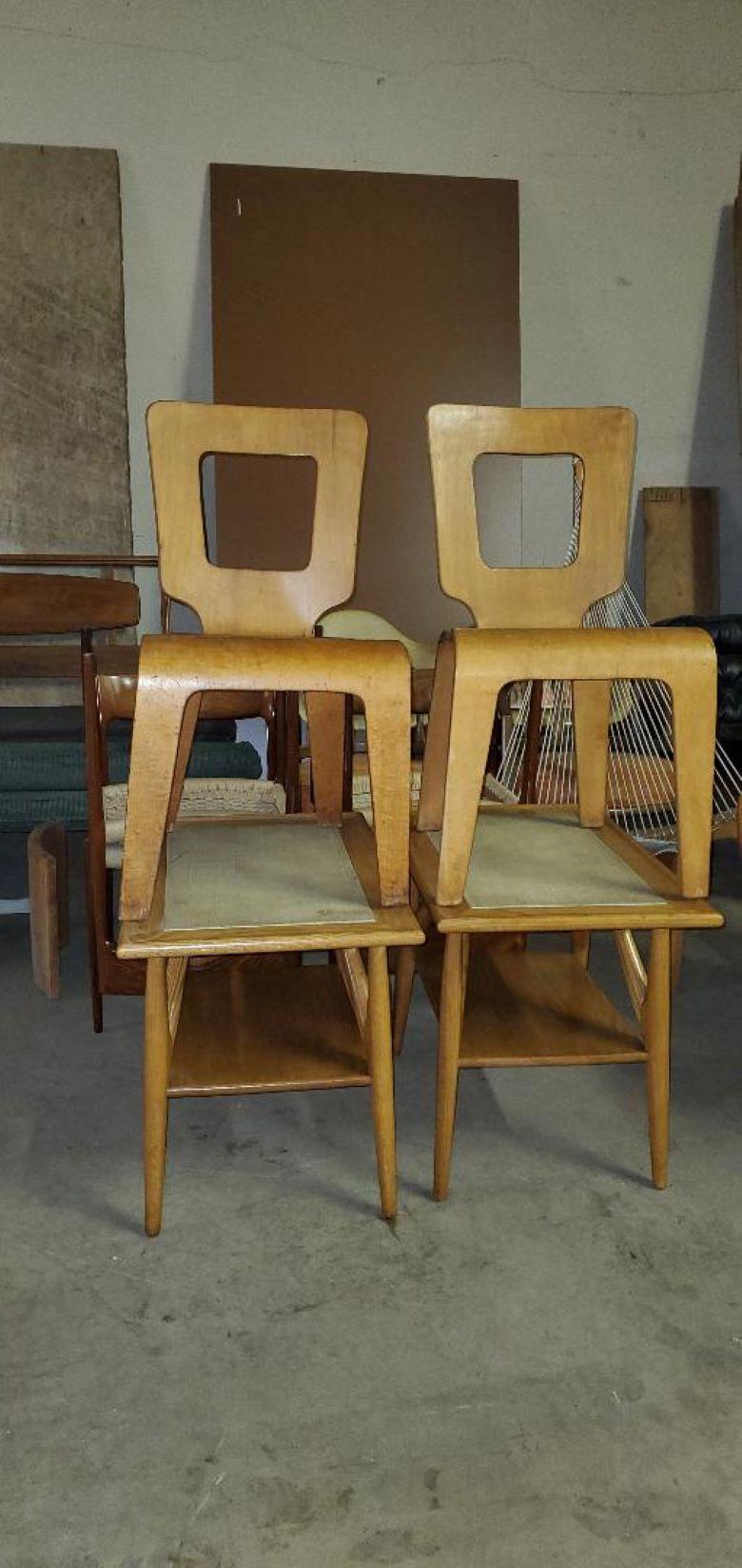 Herbert Von Thaden And Donald Lewis Jordan Molded Birch Plywood Chairs Model 102 For Sale 2