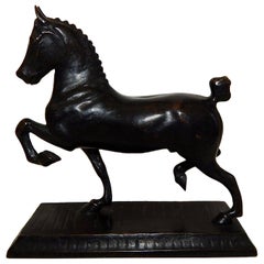 Herbert W. Clark Jr Bronze Horse Sculpture