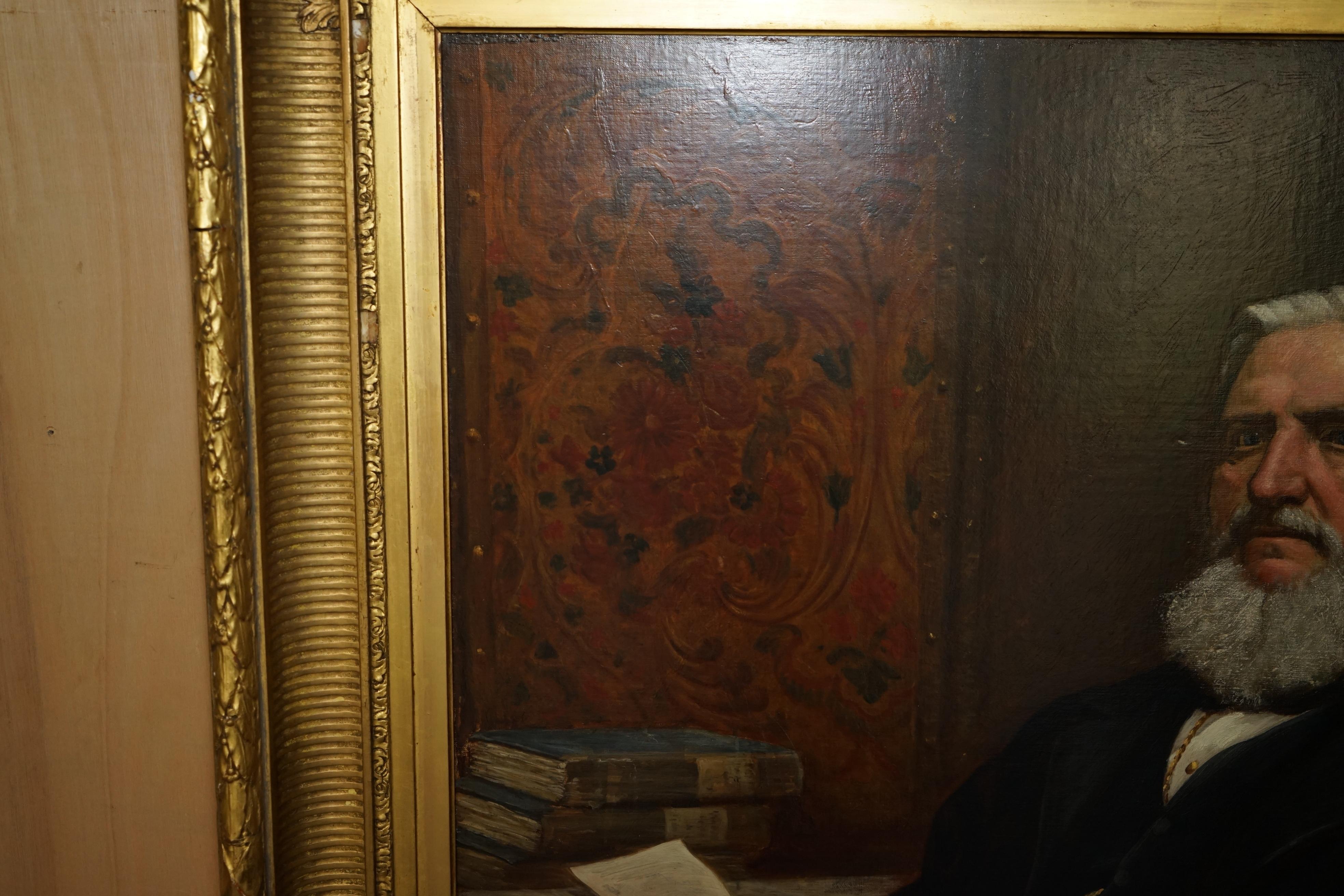 HERBERT WILLIAM PIPER (BRITISCH, 1846-1921) ÖLGEMÄLDE EINES STADTSCHREIBERS im Angebot 2