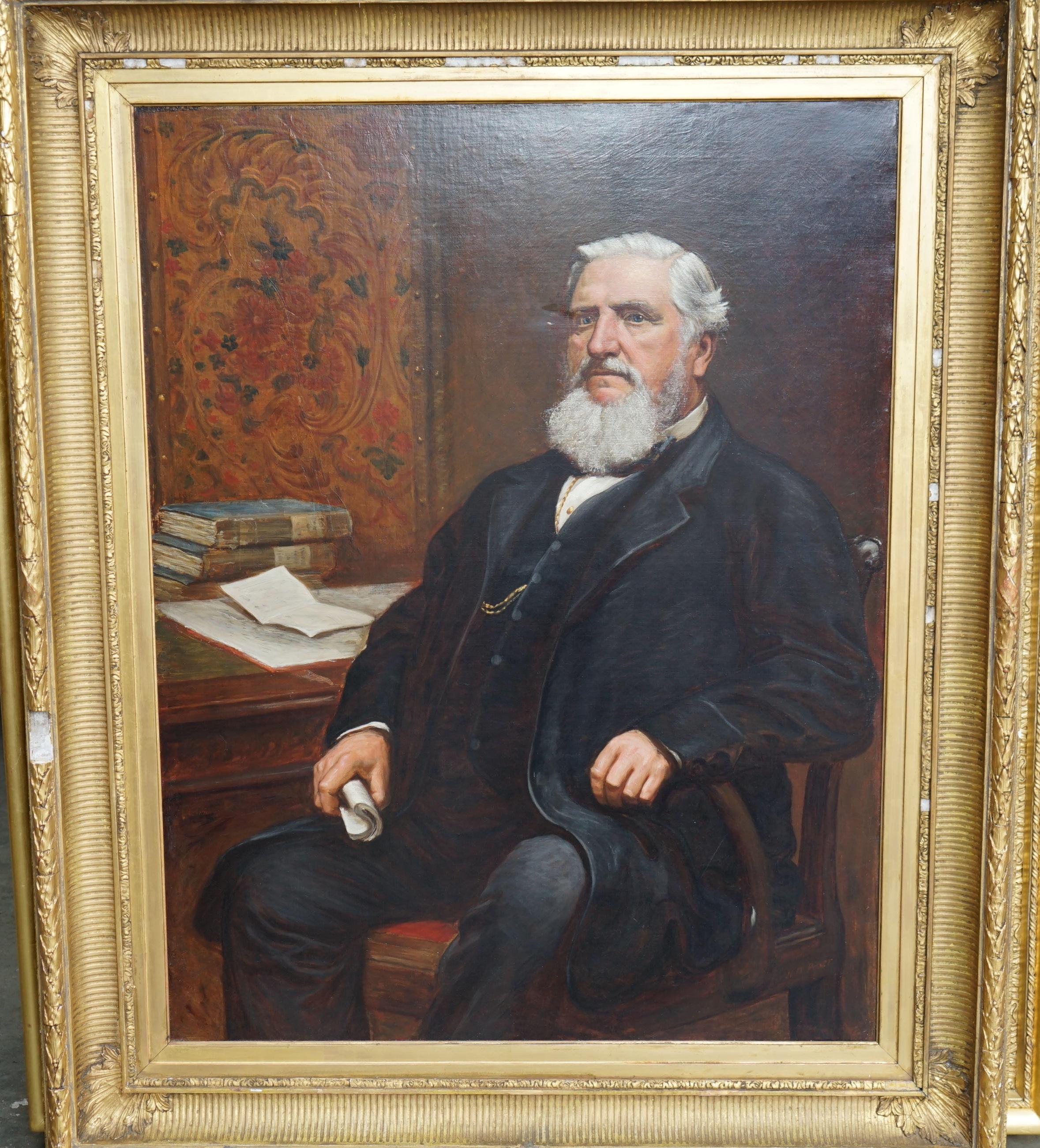 HERBERT WILLIAM PIPER (BRITISCH, 1846-1921) ÖLGEMÄLDE EINES STADTSCHREIBERS im Angebot 11