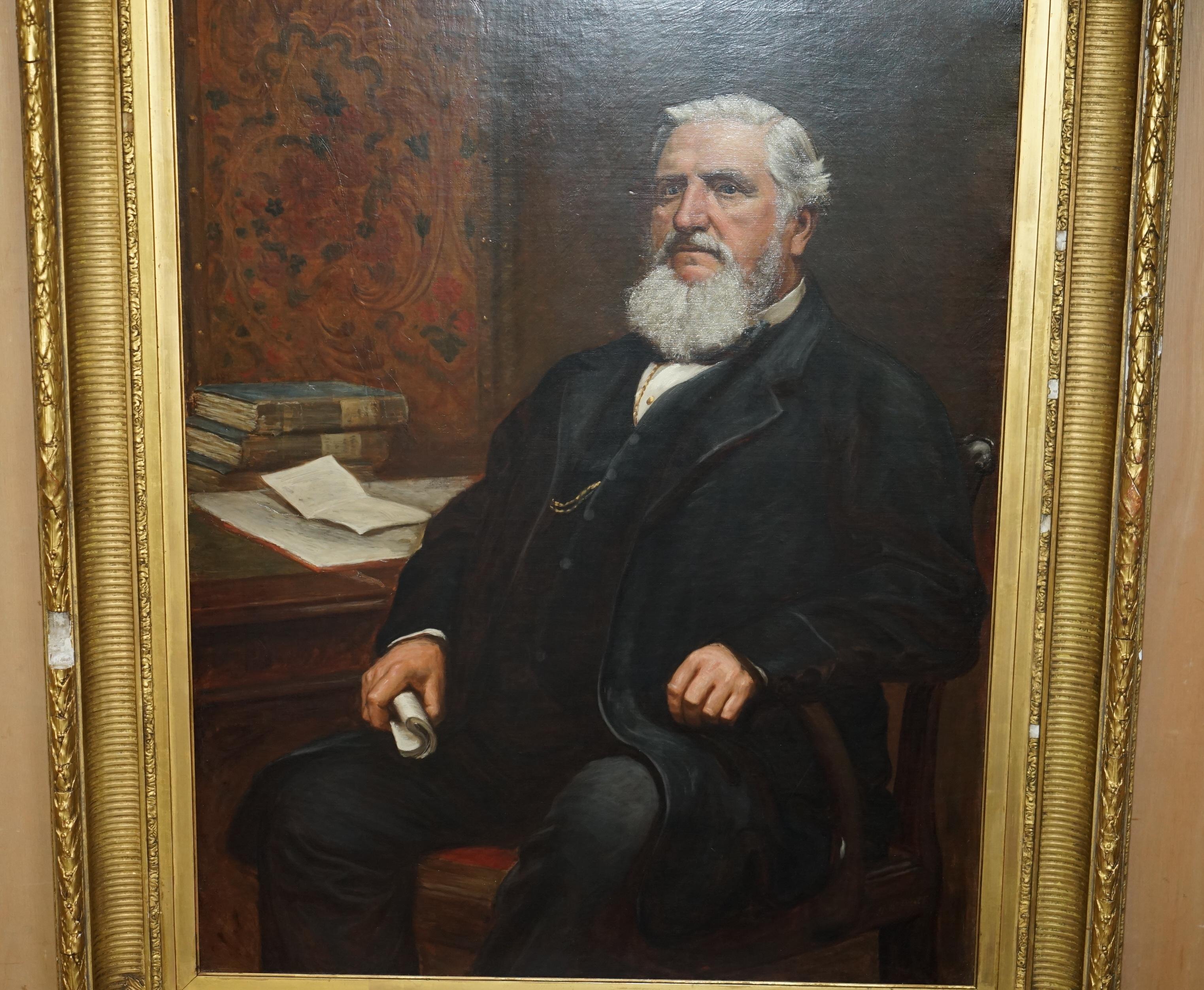 HERBERT WILLIAM PIPER (BRITISCH, 1846-1921) ÖLGEMÄLDE EINES STADTSCHREIBERS (Viktorianisch) im Angebot