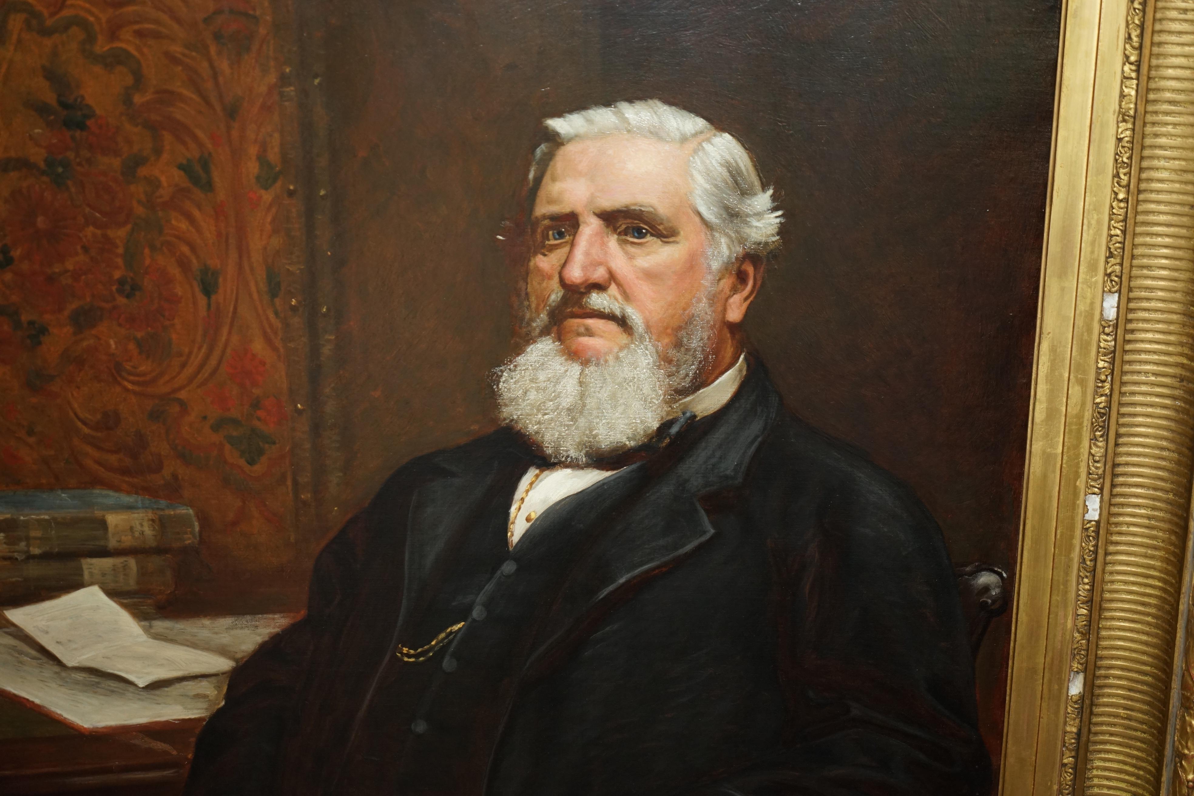 HERBERT WILLIAM PIPER (BRITISCH, 1846-1921) ÖLGEMÄLDE EINES STADTSCHREIBERS (Englisch) im Angebot