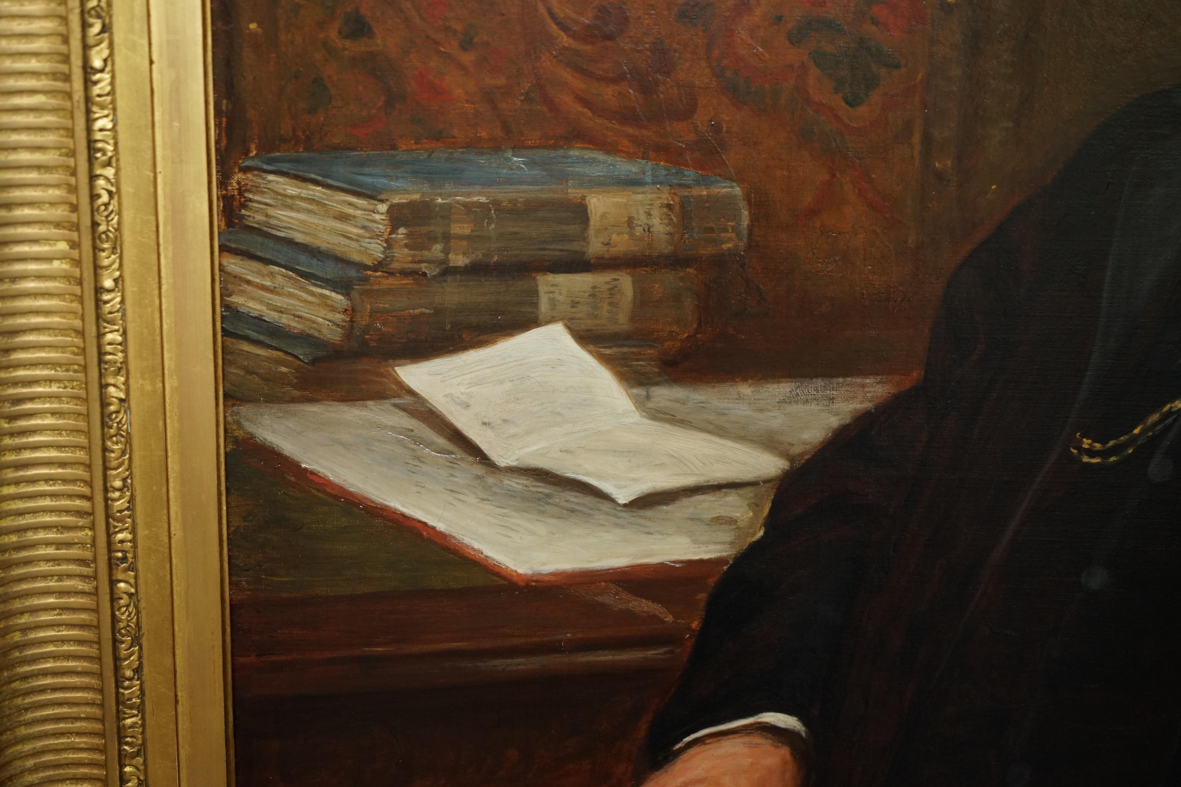 HERBERT WILLIAM PIPER (BRITISCH, 1846-1921) ÖLGEMÄLDE EINES STADTSCHREIBERS im Angebot 1