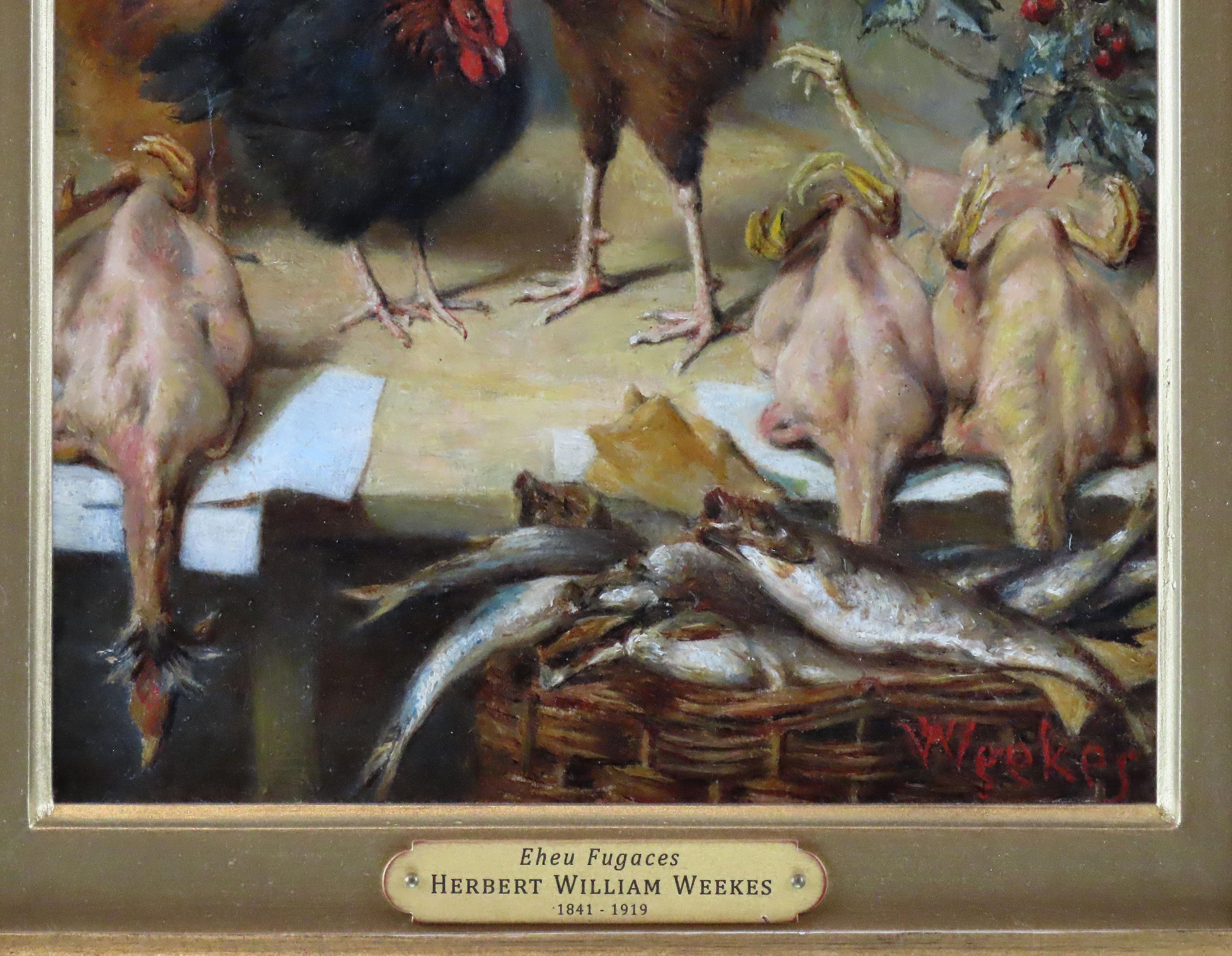Original Oil on Board, Herbert William Weekes. 