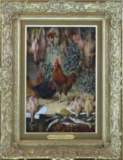 Original Oil on Board, Herbert William Weekes. "Eheu Fougaces"