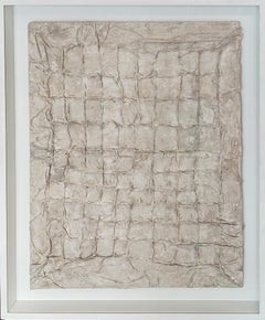 "Knickfaltung (Folded)" Herbert Zangs, Modernist, Folded Fabric, Textural Work