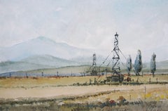 Field  1969, paper/watercolor, 18.5x28 cm