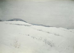 Winter  1969, paper/watercolor, 29x40.5 cm