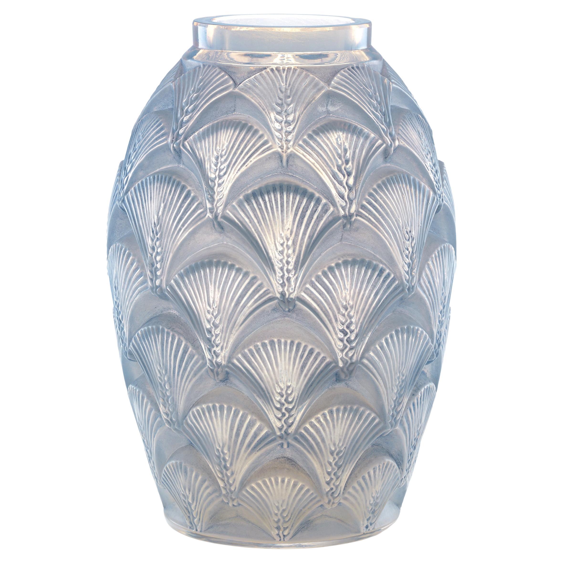 Herblay Glass Vase by René Lalique