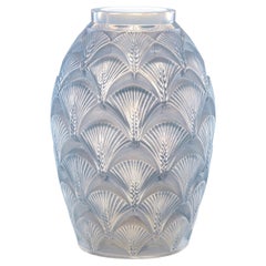 Vintage Herblay Glass Vase by René Lalique