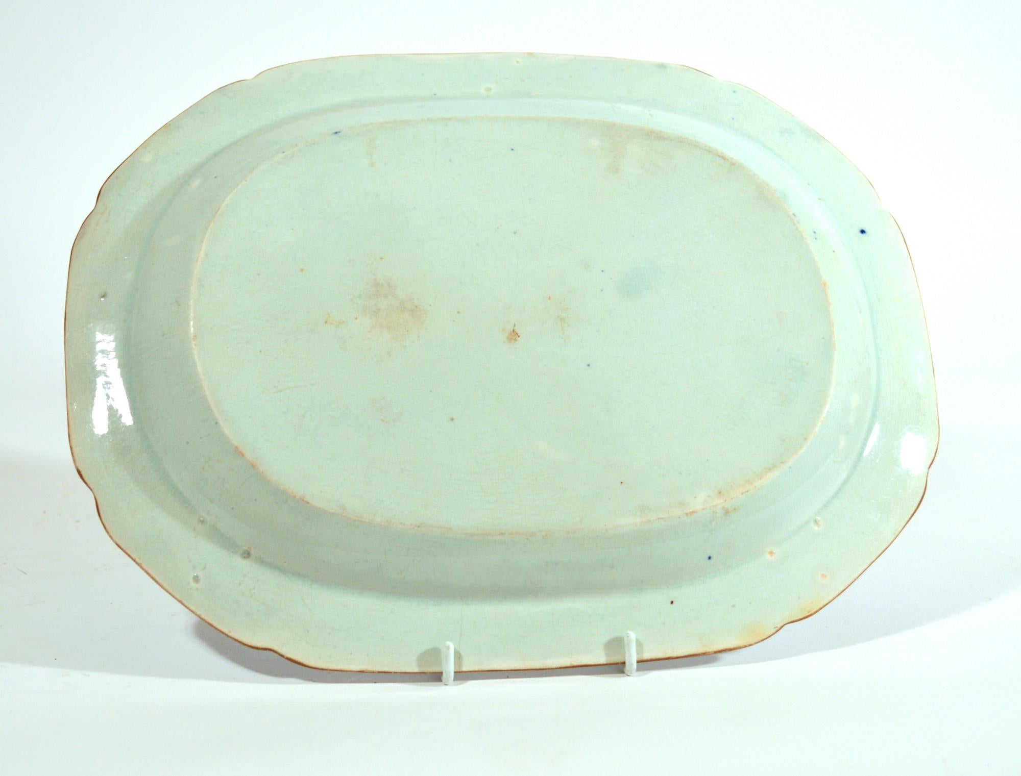 Herculaneum Neoklassizistische blau bedruckte Schale mit griechischem Muster, frühes 19. Jahrhundert (Perlenware) im Angebot