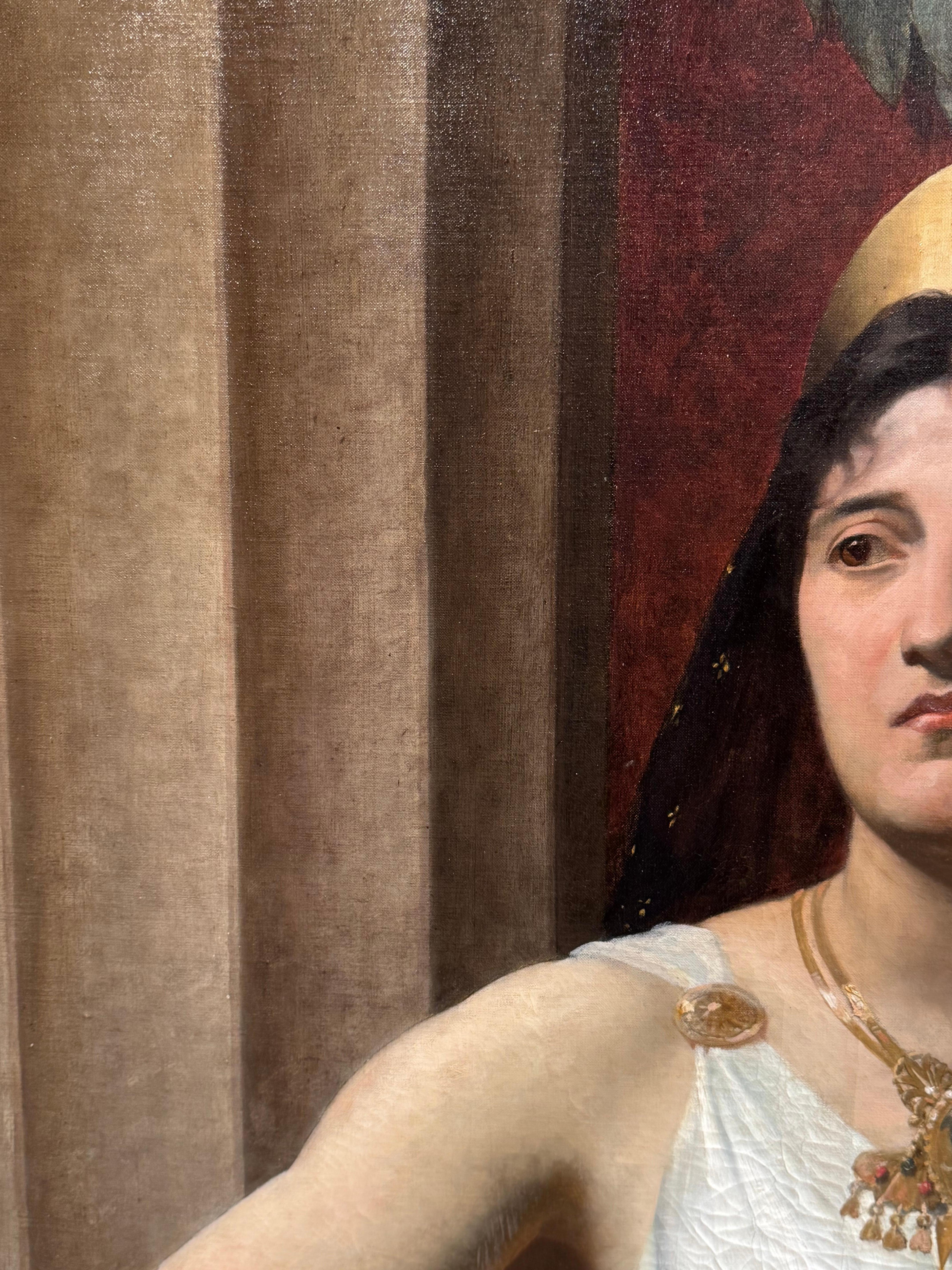 Hercule und Omphale, Louis DESMAREST um 1890-1900 im Angebot 5