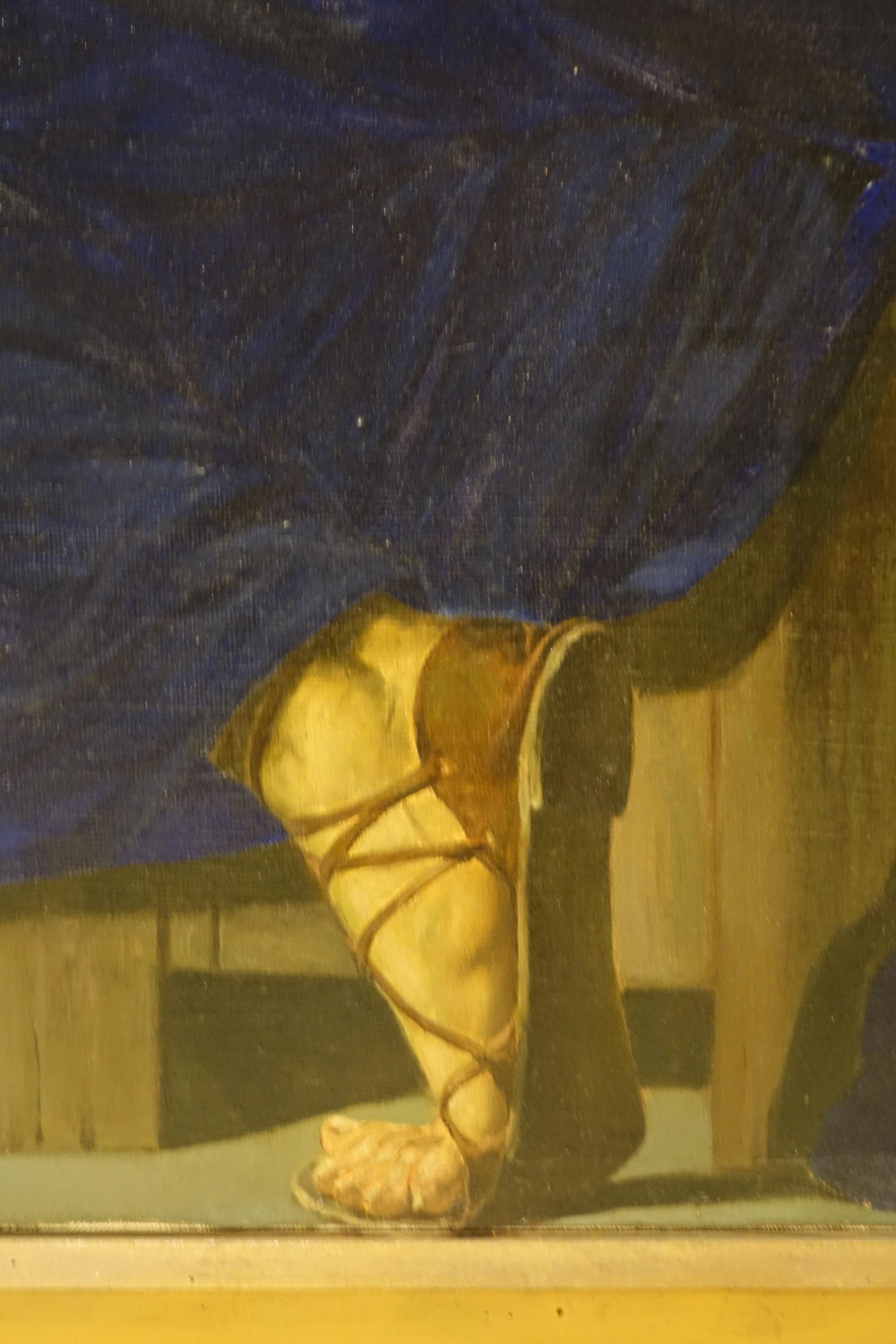 Herkules und Alceste, Öl auf Leinwand Signiert  André Pierre LUPIAC, 1923 im Zustand „Gut“ im Angebot in PARIS, FR