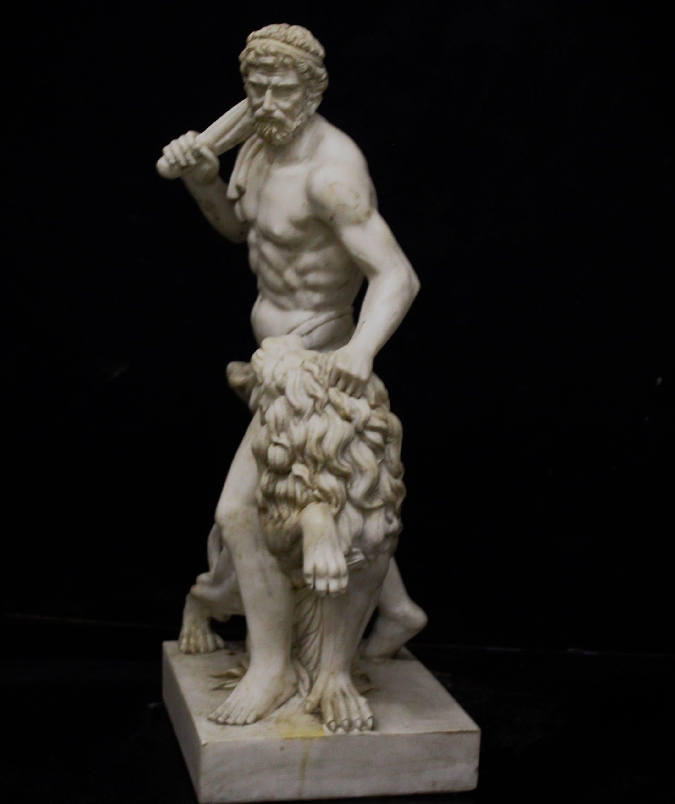 Hercules and the Lion In Good Condition For Sale In Rome, IT