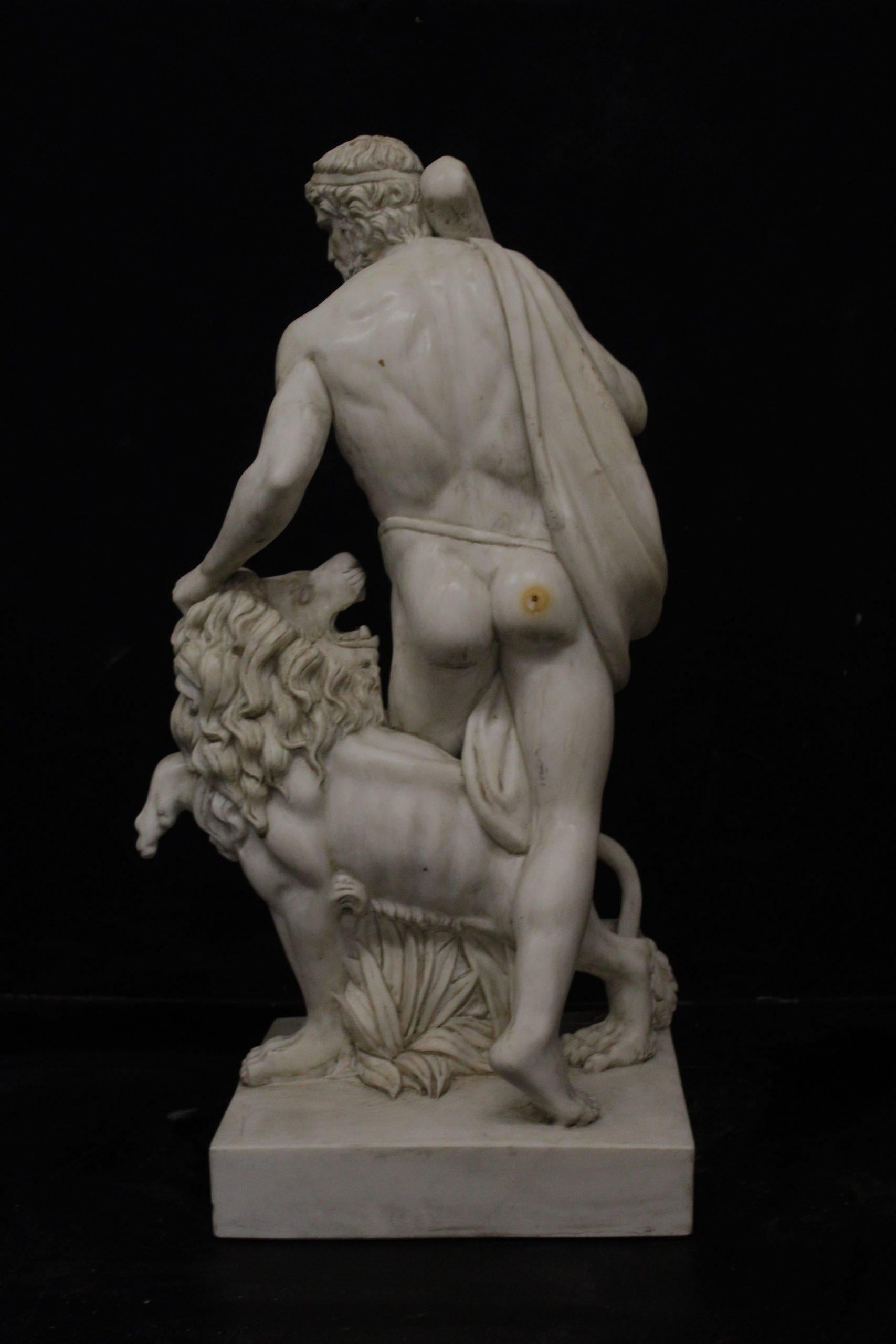 20th Century Hercules and the Lion For Sale