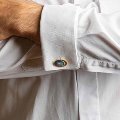 Hercules Cufflinks Non Sine Labore