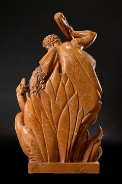 Hercules, Hydra of Lernia, Giallo Antico marble, 100 cm high