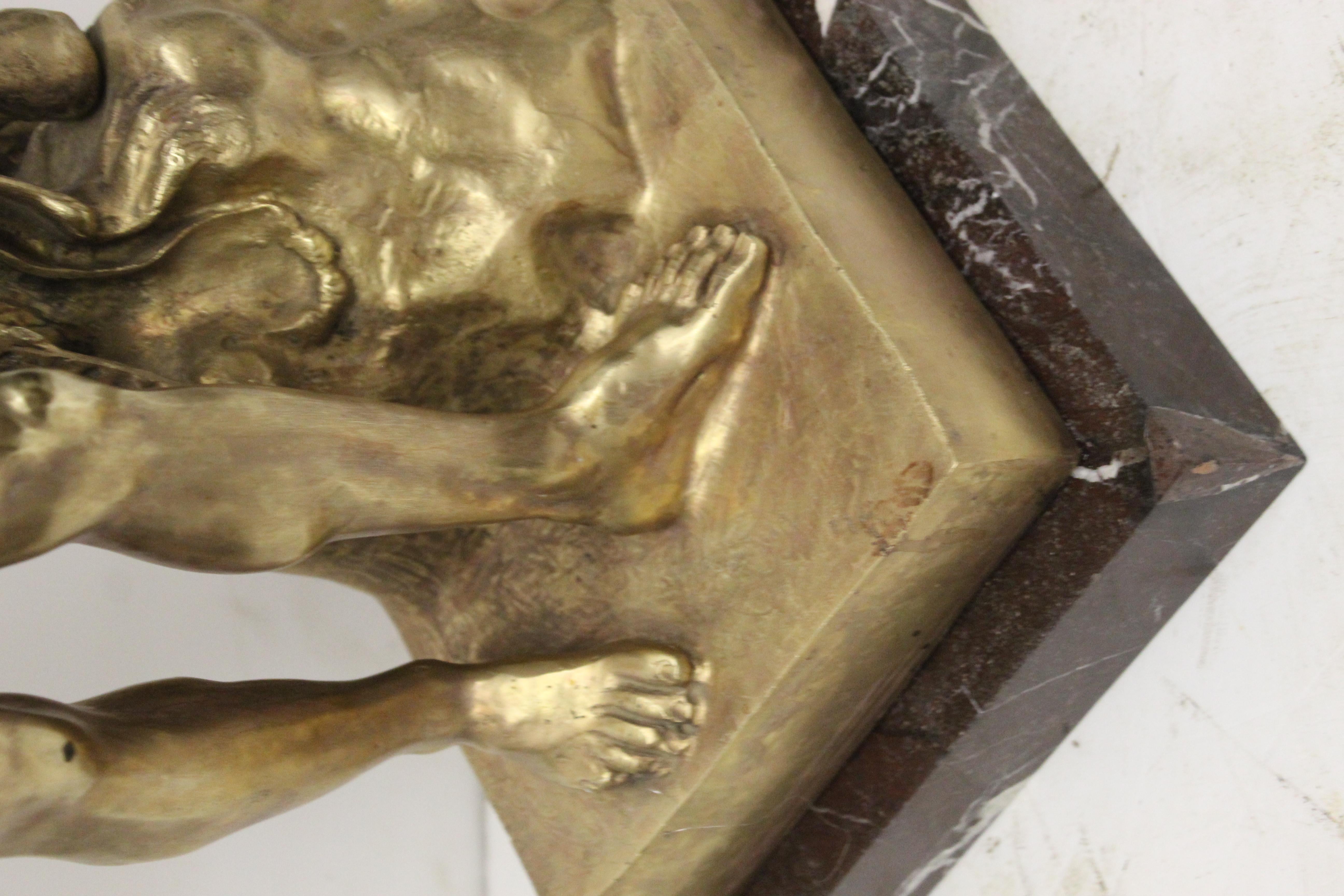 Bronzo Ercole in bronzo dorato in vendita