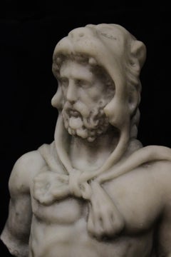 Hercules in marble
