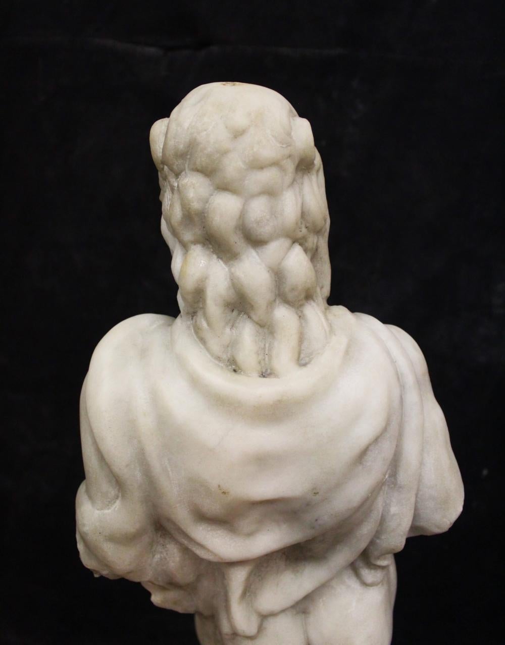 20th Century Hercules in marble For Sale