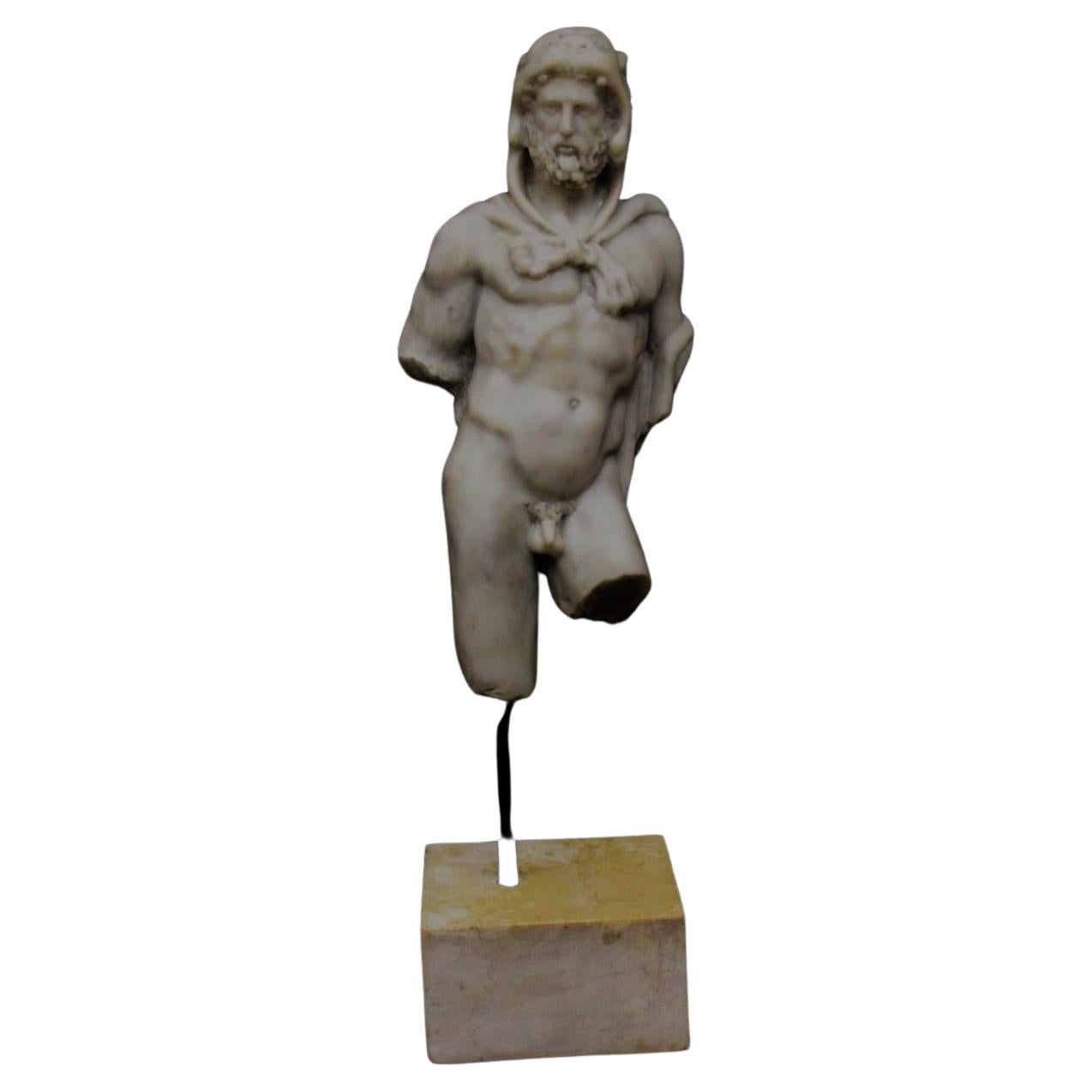 Hercules in marble For Sale