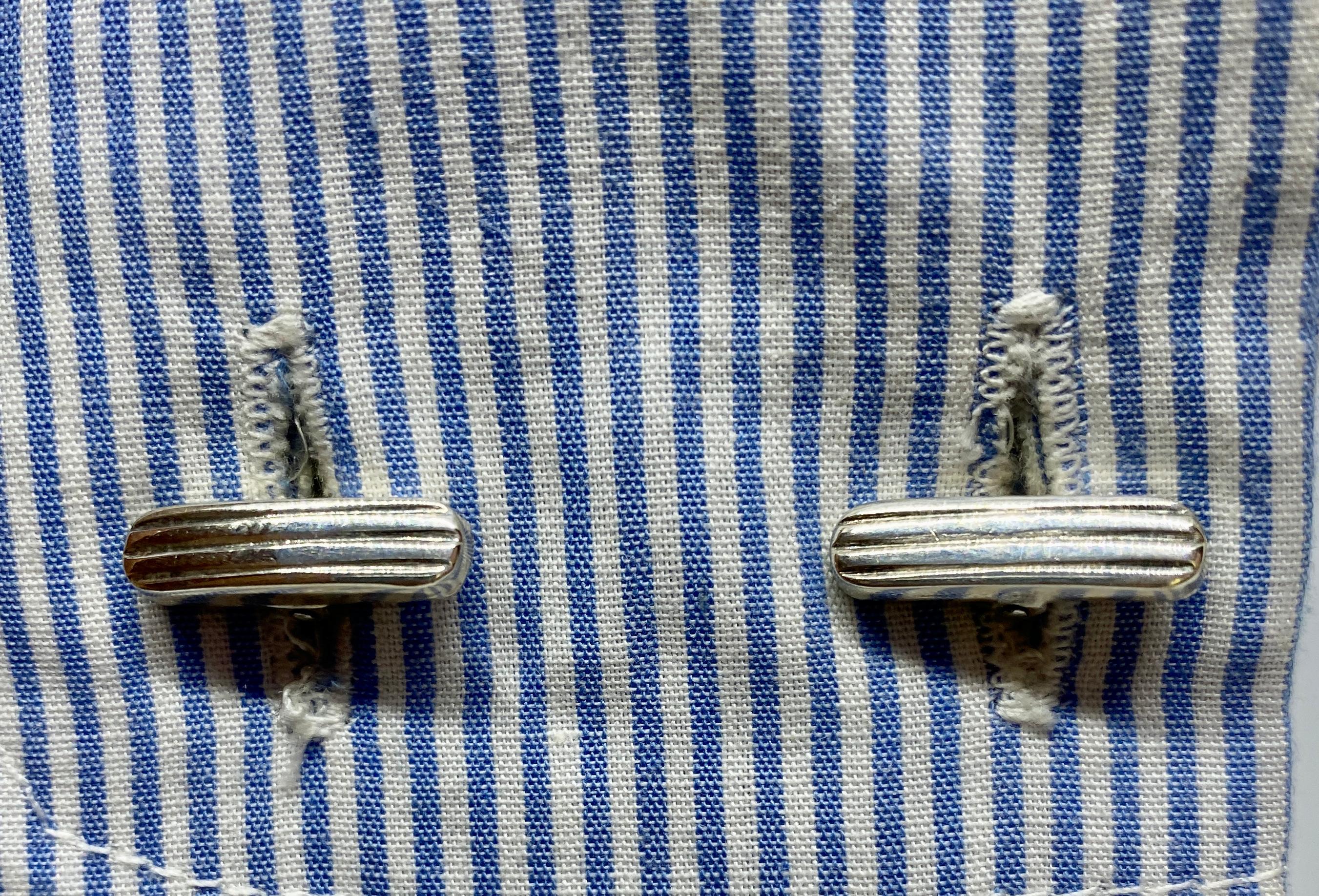 Hercules Knot Cufflinks in Sterling Silver by Ilias Lalaounis In Good Condition In San Rafael, CA