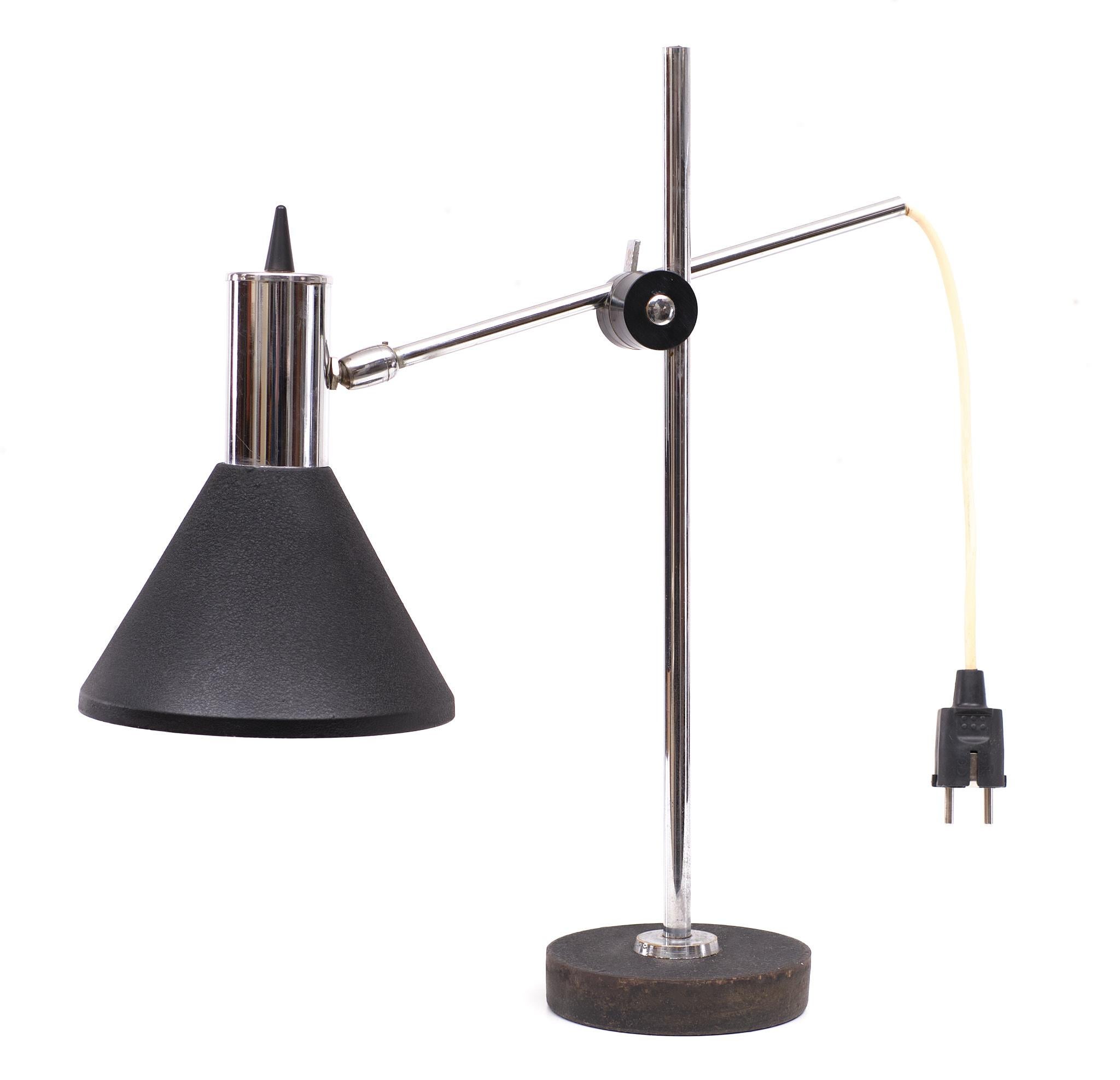 Dutch Herda Adjustable Desk Lamp !960s Holland For Sale