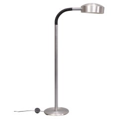 Used Herda Aluminum flexible goose neck  floor lamp 1970s 