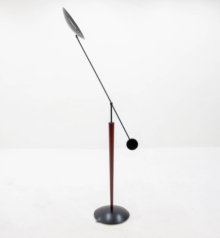 Herda 'Balance' Counterbalanced Floor Lamp, 1980s at 1stDibs